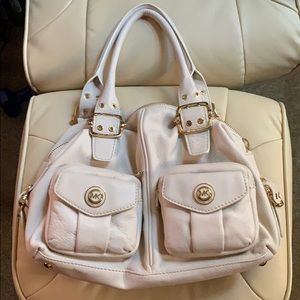 Michael Kors leather hobo satchel